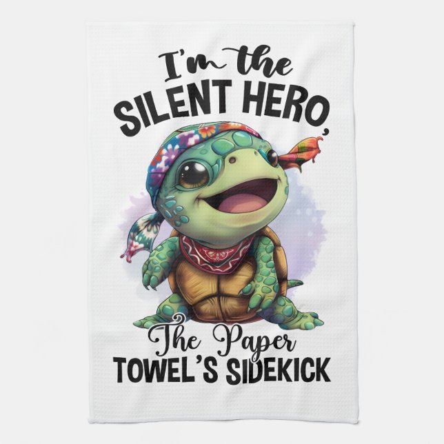 Linge De Cuisine Je suis le héros silencieux (Vertical)