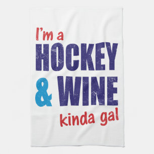 Linge De Cuisine Je suis un hockey et un vin plutôt gallon