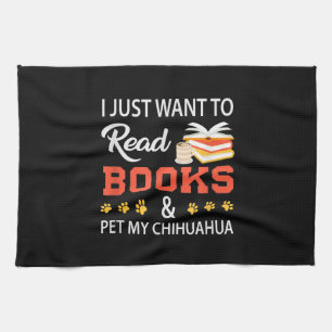 Linge De Cuisine Je Veux Juste Lire Des Livres Et Faire Pet Mon Chi