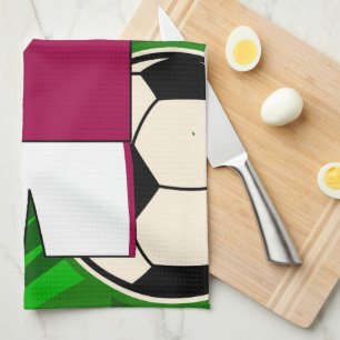 Linge De Cuisine Jersey de soccer personnalisé Claret bleu