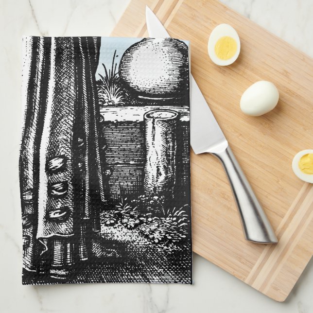 Linge De Cuisine Jester Death et le jeune homme (Quart Plié)