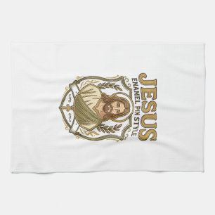 Linge De Cuisine Jésus Broche Émail Style Jésus Broche Émail Chrét