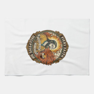 Linge De Cuisine Jésus Brûlant Bouche Super Épicé Dip de Fête Humou