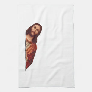 Linge De Cuisine Jésus chrétien vous regarde, Jésus j'ai vu ça