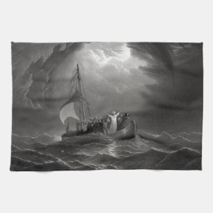 Linge De Cuisine Jésus-Christ stille la tempête