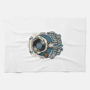 Linge De Cuisine Jesus Disque Vinyle Gospel Record Jesus Disque Vin