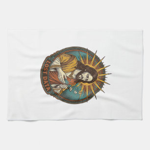 Linge De Cuisine Jésus Écrasé Clé USB Perte de Données Humour_1