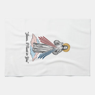 Linge De Cuisine Jésus, j'ai confiance en toi, design de chemise vi