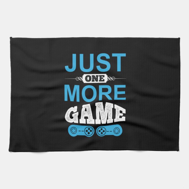 Linge De Cuisine Jeu cadeau de Gamer juste un jeu de plus (Horizontal)