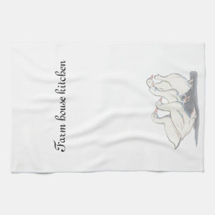 Linge De Cuisine Jeu d'oies Stylo et dessin d'encre