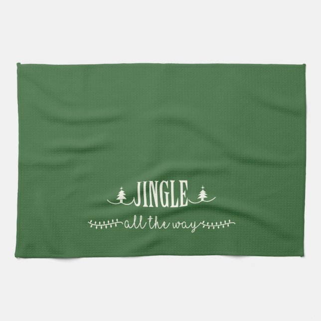 Linge De Cuisine Jingle Tout Le Chemin (Horizontal)