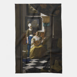 Linge De Cuisine Johannes Vermeer - La lettre d'amour