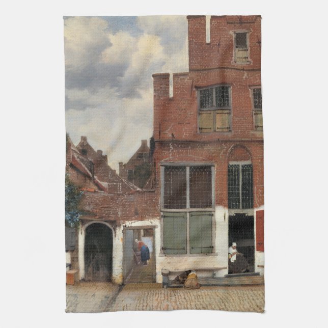 Linge De Cuisine Johannes Vermeer - Little Street (Vertical)