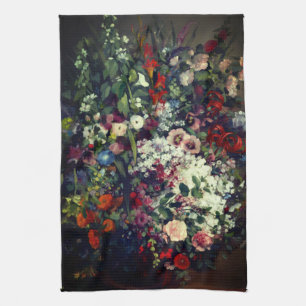 Linge De Cuisine Joli bouquet de fleurs dans un vase