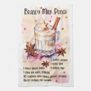 Linge De Cuisine Joli Brandy Milk Punch Christmas Drink Recette