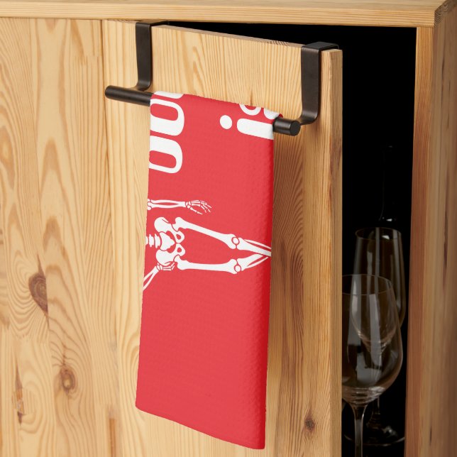 Linge De Cuisine Joli design effrayant d'Halloween (Pliage en tiers)
