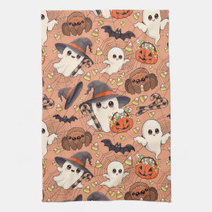 Linge De Cuisine Joli fantôme de Halloween de style Kawaii