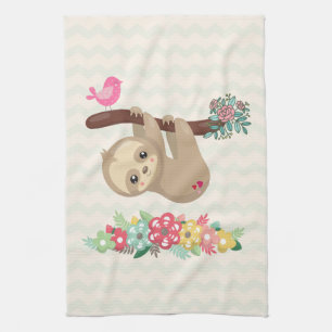 Linge De Cuisine Joli fentes Brown accrochées à l'envers