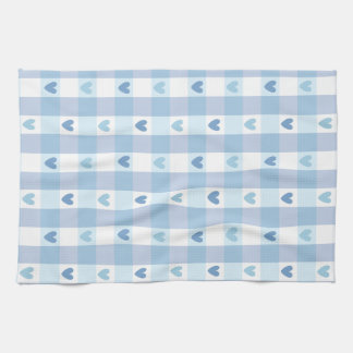 Linge De Cuisine Joli motif amour à carreaux pastel