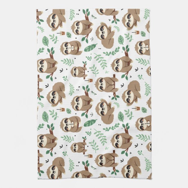 Linge De Cuisine Joli Motif de fentes (Vertical)