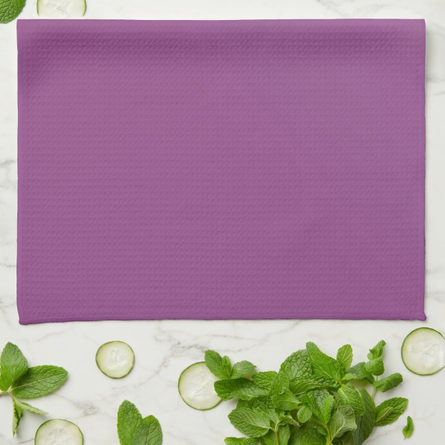 Linge De Cuisine Joli prune (Plié)
