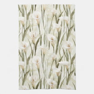Linge De Cuisine Jolie Calla Lilly Flowers