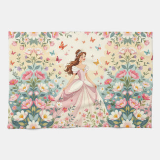 Linge De Cuisine Jolie princesse avec papillons
