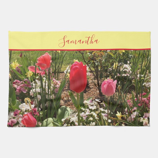 Linge De Cuisine Jolies fleurs (Horizontal)