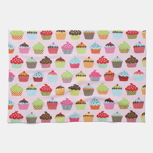 Linge De Cuisine Jolis Cupcakes (Horizontal)