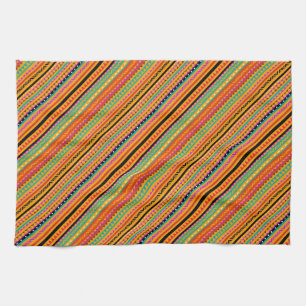Linge De Cuisine Jolis motifs aztèques natifs colorés design
