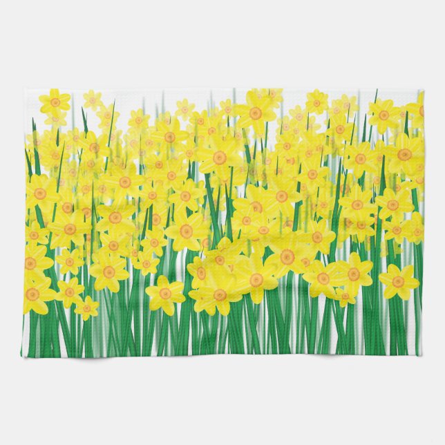 Linge De Cuisine Jonquilles (Horizontal)