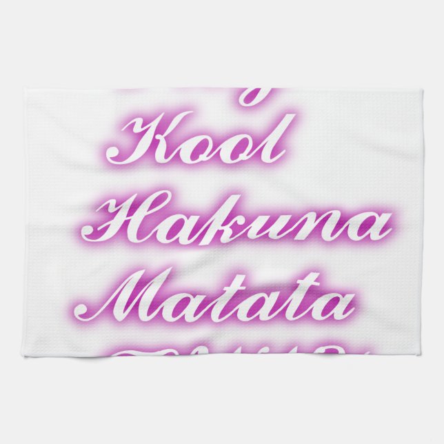 Linge De Cuisine Jouer Cool Hakuna Matata .png (Horizontal)