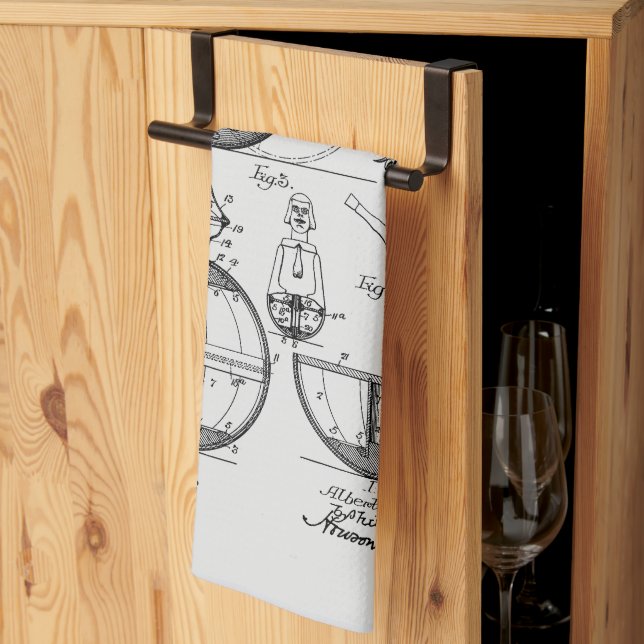 Linge De Cuisine Jouet antique 1908 Roly Poly Dessin de brevet (Pliage en tiers)