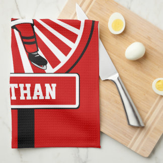 Linge De Cuisine Joueur de hockey d'ice