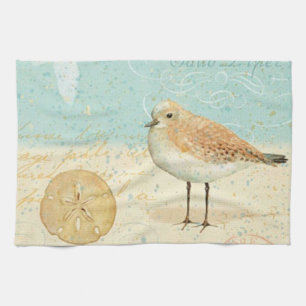 Linge De Cuisine Joueur de pipeau français vintage de sable