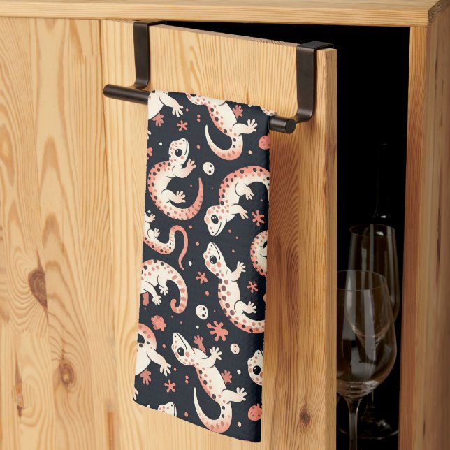 Linge De Cuisine Joueur Motif Gecko (Pliage en tiers)
