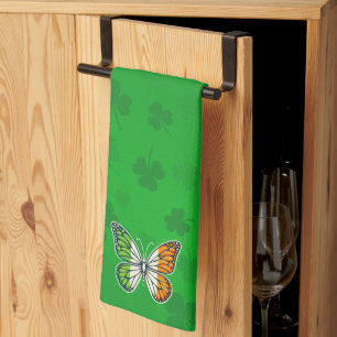 Linge De Cuisine Jour de la Saint-Patrick papillon irlandais