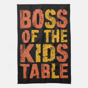 Linge De Cuisine Jour de Thanksgiving Patron de la Table des Enfant