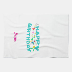 Linge De Cuisine Joyeuse fête d'anniversaire