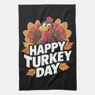 Linge De Cuisine Joyeuse fête de Thanksgiving