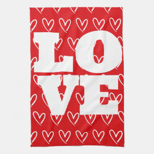 Linge De Cuisine Joyeuse Saint-Valentin Aimez davantage Petit ami