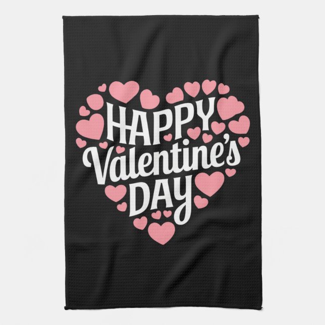 Linge De Cuisine Joyeuse Saint Valentin drôle Cœur Amour Valentin  (Vertical)