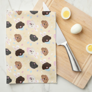 Linge De Cuisine Joyeuses Pâques Chiens Maltipoo