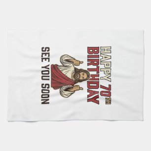 Linge De Cuisine Joyeux 70e Anniversaire À Bientôt Vintage Shirt