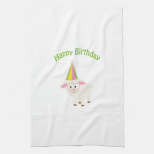 Linge De Cuisine Joyeux anniversaire agneau