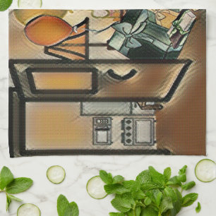 Linge De Cuisine Joyeux Anniversaire Art