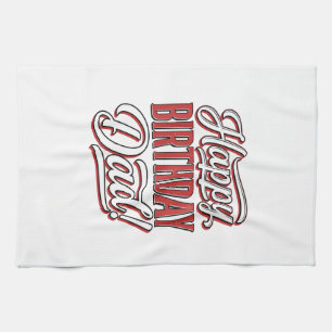 Linge De Cuisine Joyeux Anniversaire Papa Conception de Chemise de 