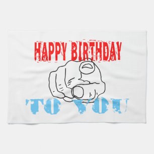 Linge De Cuisine Joyeux Anniversaire Pour Vous