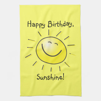 Linge De Cuisine Joyeux anniversaire, soleil !