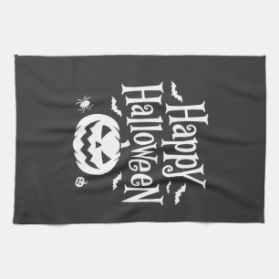 Linge De Cuisine Joyeux Halloween Citrouille Chauve-Souris Araignée